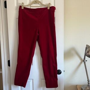 Women's Red ankle Pants